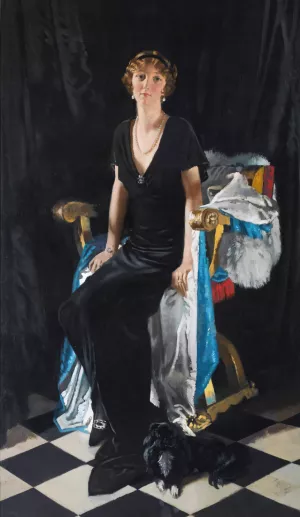 Idina Wallace Oil painting by William Orpen