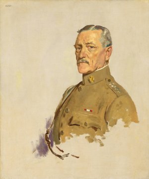 John Joseph Pershing by William Orpen Oil Painting