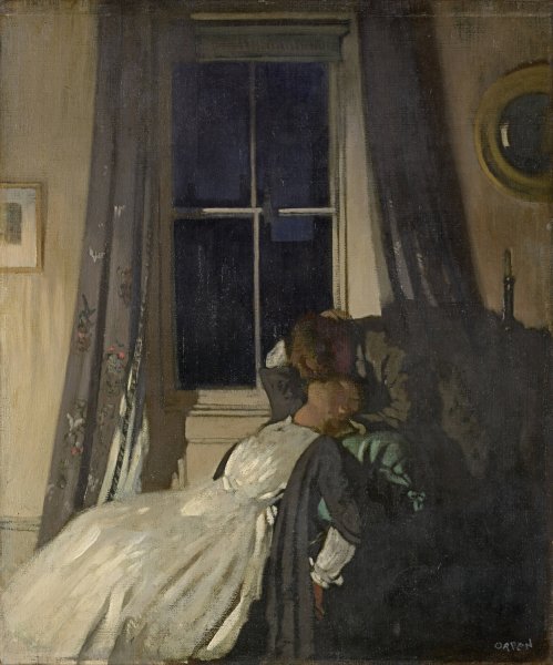 Night  by William Orpen - Hand-Painted Oil Painting Reproduction