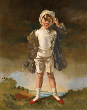 Noll; Son Of Oliver St. John Gogarty by William Orpen Oil Painting