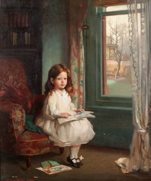 Portrait Of Clara Hughes by William Orpen Oil Painting
