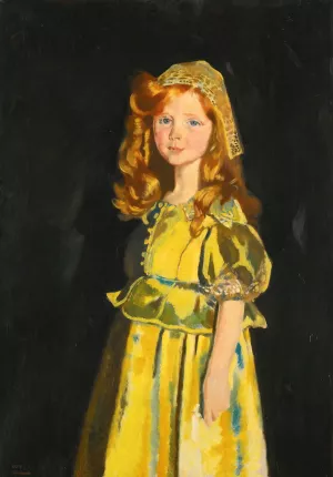 Portrait Of Vivien St George by William Orpen Oil Painting