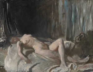 Study of a Female Nude by William Orpen Oil Painting