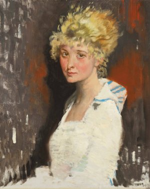 The Artist's Model, Yvonne by William Orpen Oil Painting