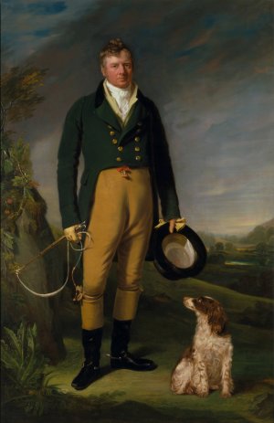 Portrait of a man by William Owen Oil Painting