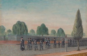 Adult Funeral Procession by William P. Chappel Oil Painting