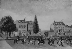 Bull's Head Tavern painting by William P. Chappel