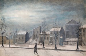 City Watchman by William P. Chappel Oil Painting
