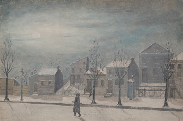 City Watchman  by William P. Chappel - Hand-Painted Oil Painting Reproduction
