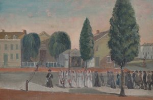 Infant Funeral Procession by William P. Chappel Oil Painting