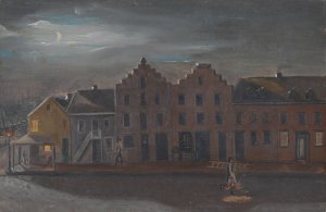 The Lamp Lighter by William P. Chappel Oil Painting