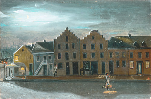 Main Product Photo of The Lamp Lighter Painting by William P. Chappel