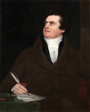 Colonel William Leete Stone by William Page Oil Painting