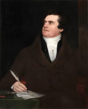 Colonel William Leete Stone by William Page Oil Painting