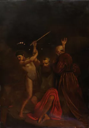 Moses, Aaron and Hur on Mount Horeb by William Page Oil Painting