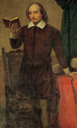 Shakespeare Reading by William Page Oil Painting