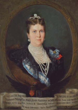 Portrait of Elzbieta Radziwill nee De Castellane by William Pape Oil Painting