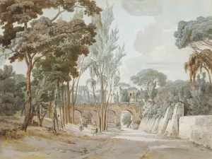 Ancient Aquaducts Near the Capodichino by William Pars Oil Painting