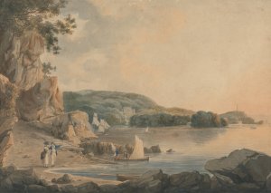 Britten Ferry, Mount Edgecombe by William Payne Oil Painting