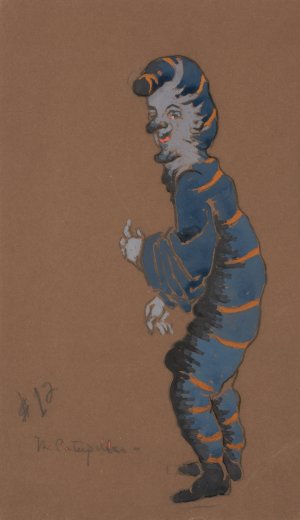 Caterpillar by William Penhallow Henderson Oil Painting
