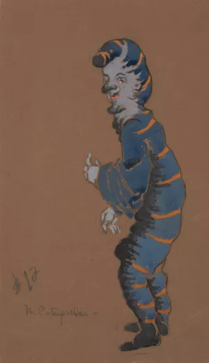 Caterpillar by William Penhallow Henderson Oil Painting