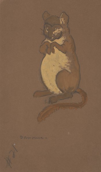 Dormouse  by William Penhallow Henderson - Hand-Painted Oil Painting Reproduction