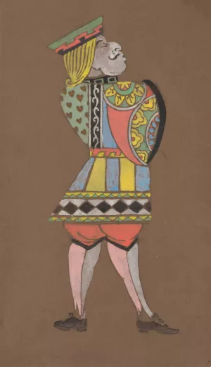 Knave of Hearts by William Penhallow Henderson Oil Painting