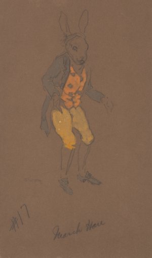 March Hare by William Penhallow Henderson Oil Painting