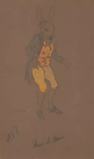 March Hare by William Penhallow Henderson Oil Painting