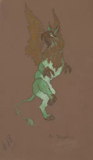 The Gryphon by William Penhallow Henderson Oil Painting