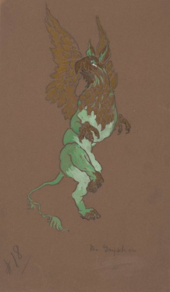 The Gryphon  by William Penhallow Henderson - Hand-Painted Oil Painting Reproduction