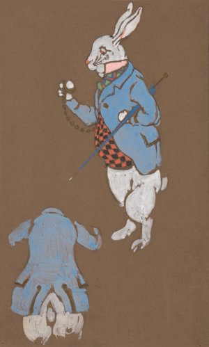 White Rabbit by William Penhallow Henderson Oil Painting