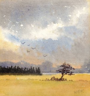 Landscape by William Percy French Oil Painting