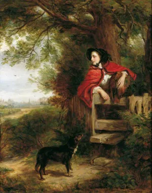 A Dream of the Future by William Powell Frith Oil Painting