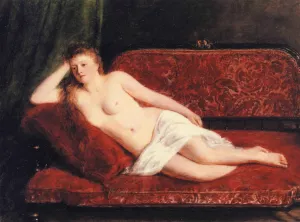 After the Bath by William Powell Frith Oil Painting