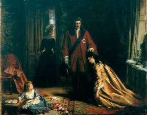 An Incident in the Life of Lady Mary Wortley Montague by William Powell Frith - Oil Painting Reproduction