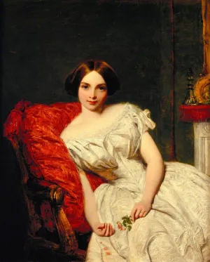 Annie Gambart painting by William Powell Frith