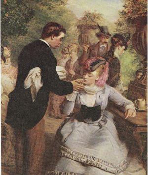 At Homberg by William Powell Frith Oil Painting