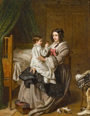 Bedtime by William Powell Frith Oil Painting