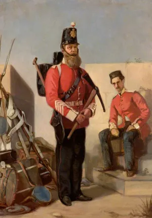 Cheshire Regiment of Foot Pioneer painting by William Powell Frith