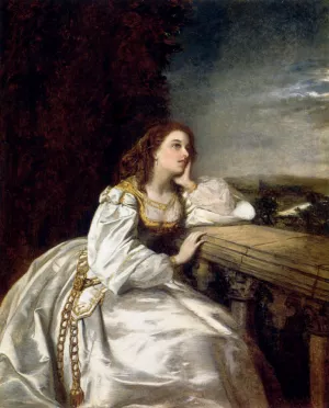 Juliet, O That I Were A Glove Upon That Hand by William Powell Frith Oil Painting