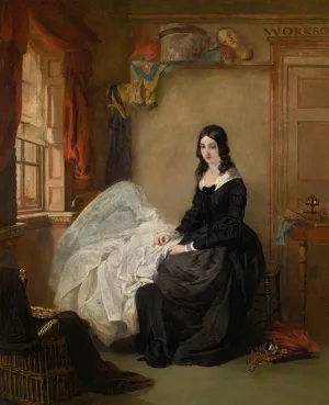 Kate Nickleby at Madame Mantalini's by William Powell Frith Oil Painting