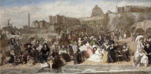 Life At The Seaside, Ramsgate Sands by William Powell Frith Oil Painting