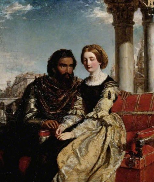 Othello and Desdemona