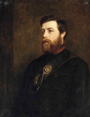 Portrait of James Panton Esq., in the uniform of the King's Royal Rifle Corps by William Powell Frith Oil Painting