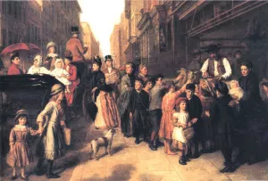 Poverty and Wealth Oil painting by William Powell Frith
