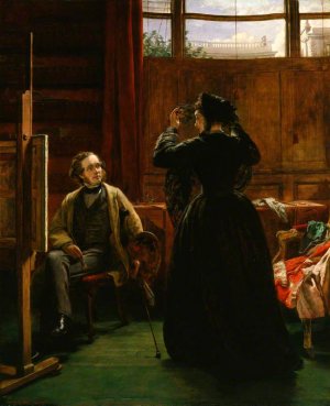 Self-Portrait by William Powell Frith Oil Painting