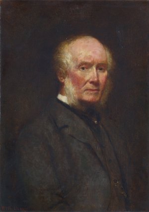 Self-Portrait At The Age Of 83 by William Powell Frith Oil Painting