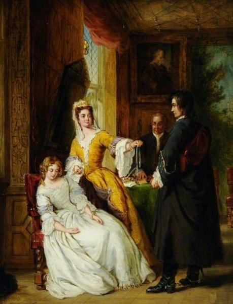 Main Product Photo of The Bride of Lammermoor Painting by William Powell Frith