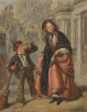 The Crossing Sweeper by William Powell Frith Oil Painting